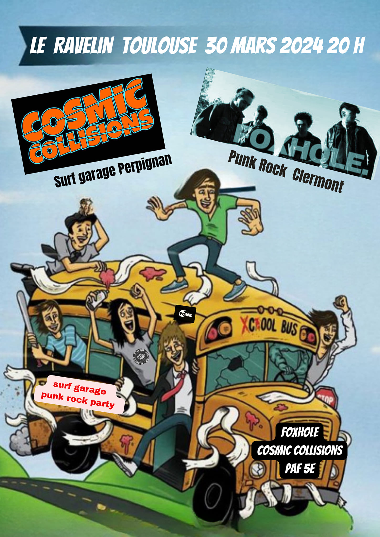 Cosmic Collisions & Foxhole at Ravelin