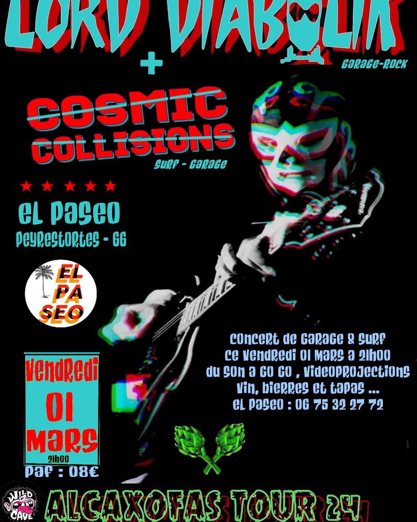 Lord Diabolik vs Cosmic Collisions at Paseo
